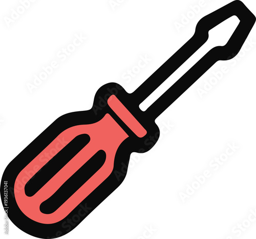 unique colorful  Screwdriver icon