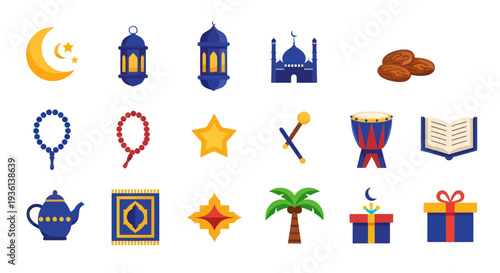 Assortment of fresh fruits vector illustration