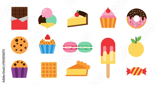 Assortment of sweet treats and desserts