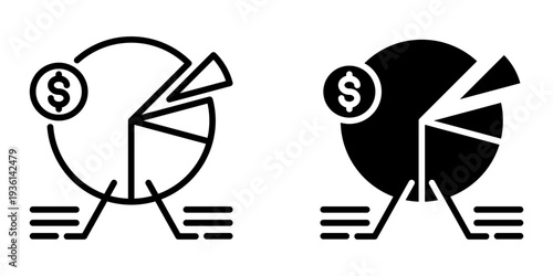 Research icon, element icon for design branding, print, and digital media