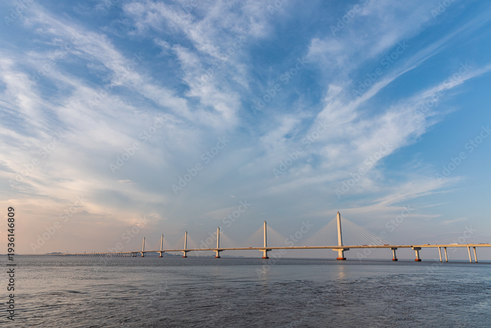 Obraz premium Jiasao Bridge in Shangyu District, Shaoxing, China