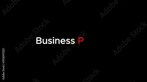 A businesswoman planning her strategy in a modern office with a video about entrepreneurship