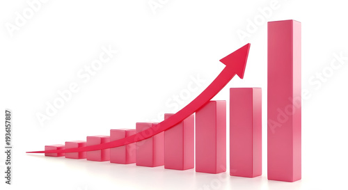 Rising graph with arrow indicating growth Free Download Rising graph with arrow indicating growth - GFXLoad