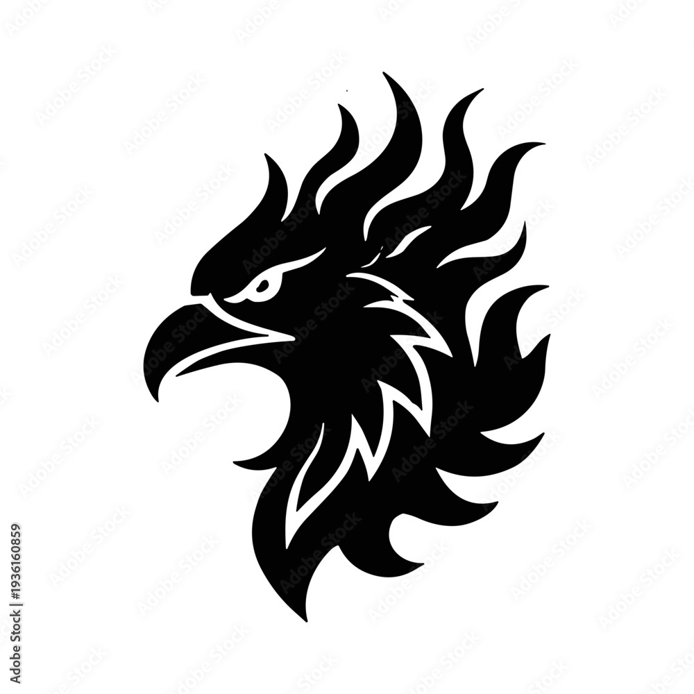 Fototapeta premium Phoenix Silhouette