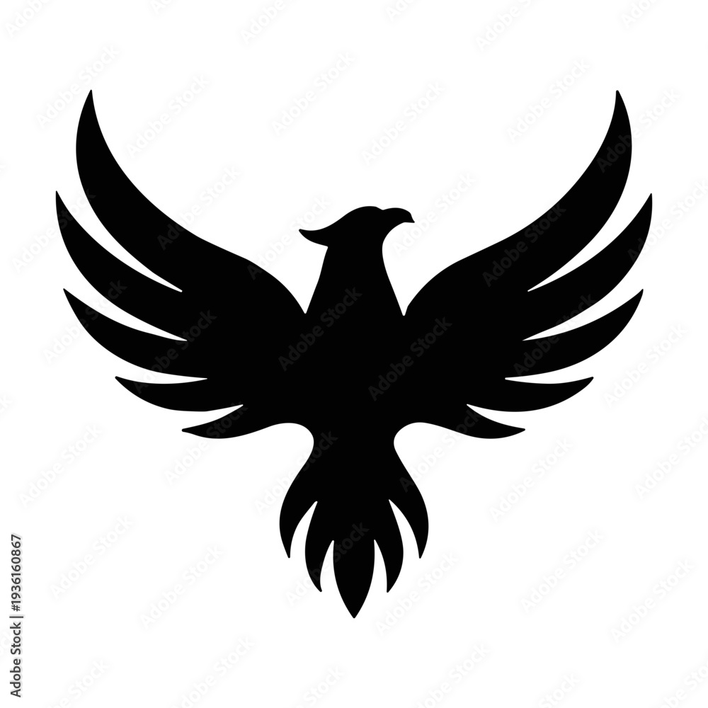 Fototapeta premium Phoenix Silhouette