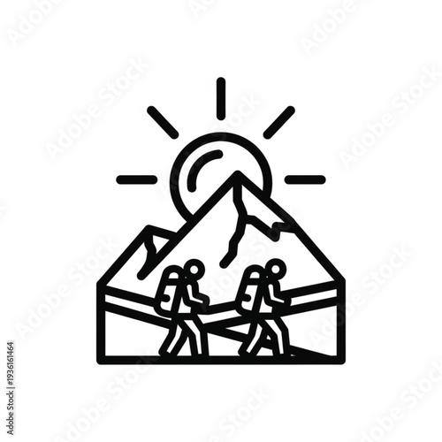 A happy family with a father, son, and daughter inside their house is depicted as a safety concept vector icon isolated on white featuring a yellow caution sign symbol to alert against home hazard