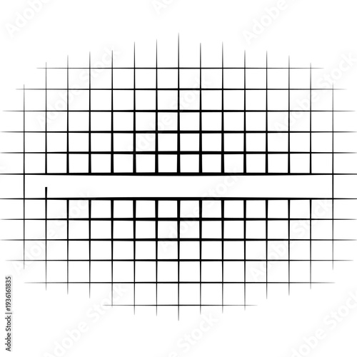 A vector illustration of a black and white square mosaic pattern featuring a pixelated grid design that resembles a puzzle or crossword tile texture