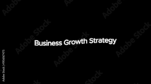 A businesswoman presenting a business growth strategy in a modern office with a video about entrepreneurship