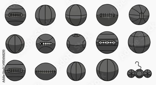 Assortment of Medicine Balls