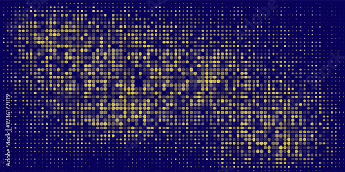 colorful randomus. Blue Tech Finance Fintech Background Abstract Pixel Pattern. Abstract Business Tech Science Vector Backdrop.