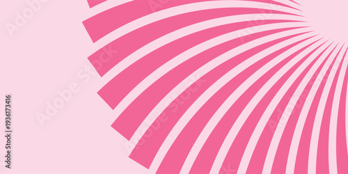 Horizontal Banner with Swirl Pattern. Sweet Candy Background. Abstract Rectangle Frame. vector Eps10