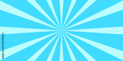Cute light blue and yellow radial lines with a sparkling pop