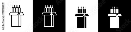  Welding black and white icon design concept