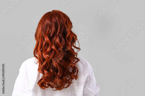 Beautiful young redhead wom...