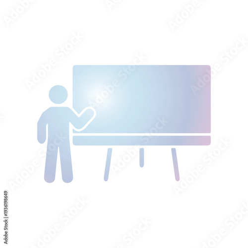 Blackboard icon design template