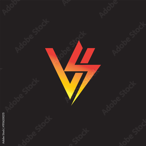 letter vs simple thunder bolt versus gradient vector
