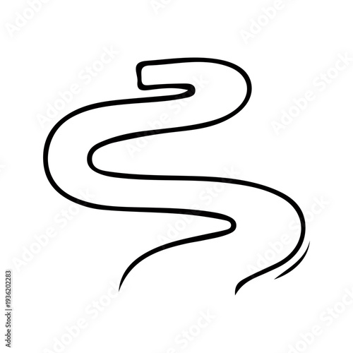 Wallpaper Mural Winding Line Icon Torontodigital.ca