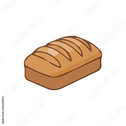 Cartoon Loaf of Bread
