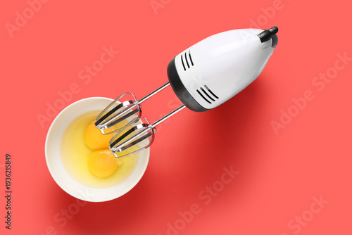 Modern mixer with bowl of c...