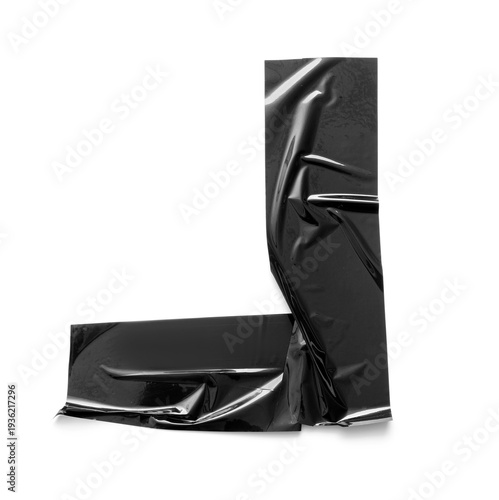 Stripes of adhesive tape on...