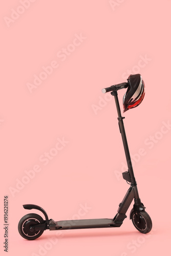 Modern electric scooter wit...