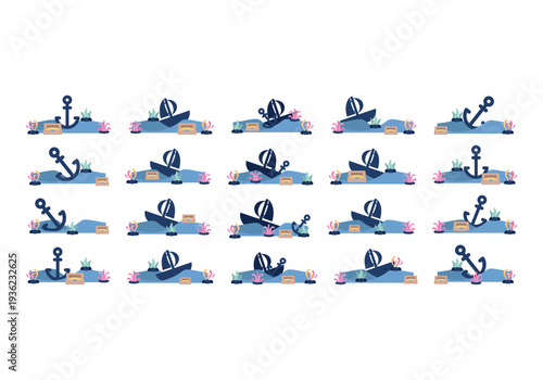 Underwater Life Illustration 