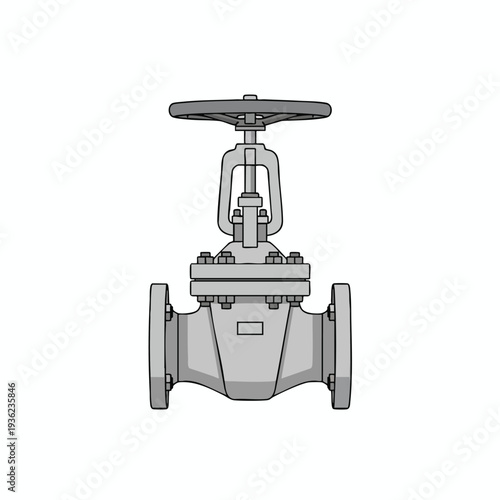 Industrial Metal Gate Valve for Plumbing and Water Control