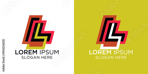 Eye-catching logo designs featuring bold, colorful geometric shapes and a modern aesthetic, perfect for businesses looking to make a statement with their branding and marketing materials.