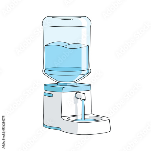 Water Dispenser Illustration