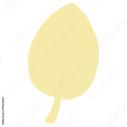 秋の枯れ葉のイラスト 11月の園だよりに使いやすいシンプル手描き素材シリーズ