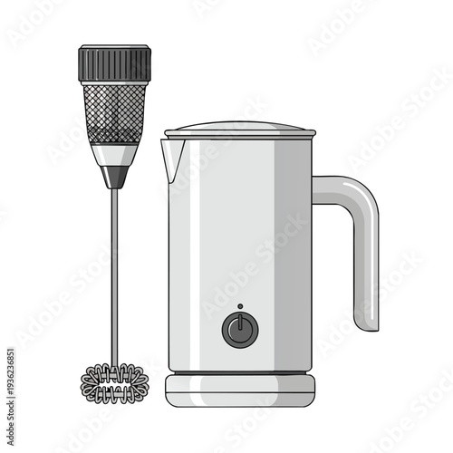 Electric Blender and Handheld Frother