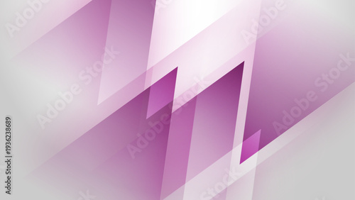 Creative digital art featuring violet crystalline shapes and light rays for modern corporate identity or tech presentation