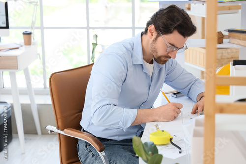 Male construction engineer ...