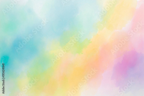 Abstract watercolor in the paper. It is a hand drawn.