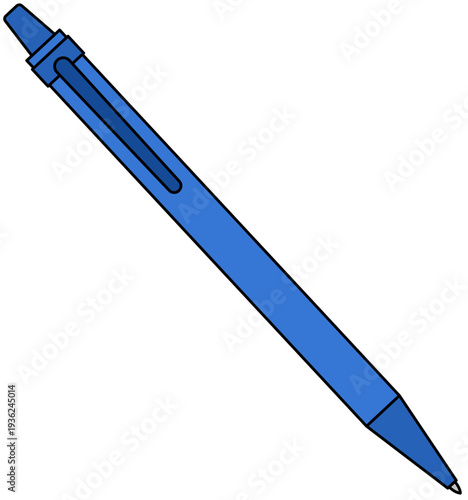 Blue pen