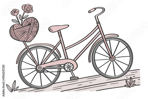 vintage bicycle vector