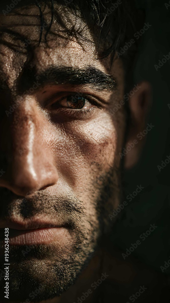 Obraz premium Close-up portrait of man