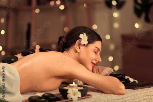 Beautiful young woman relax...