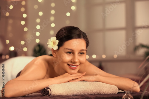 Beautiful young woman relax...
