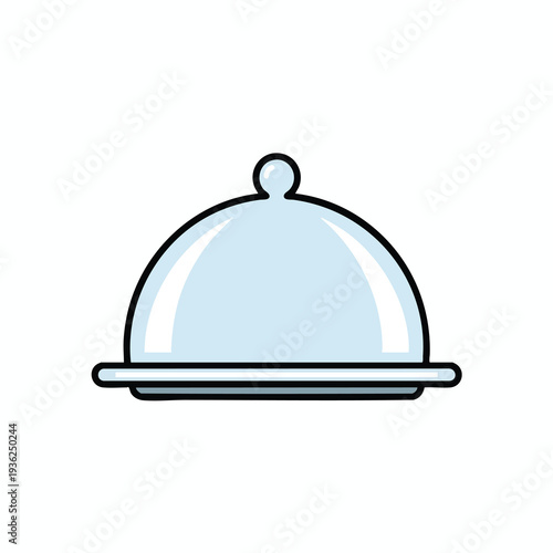 Elegant Silver Cloche Cover for Gourmet Food Presentation
