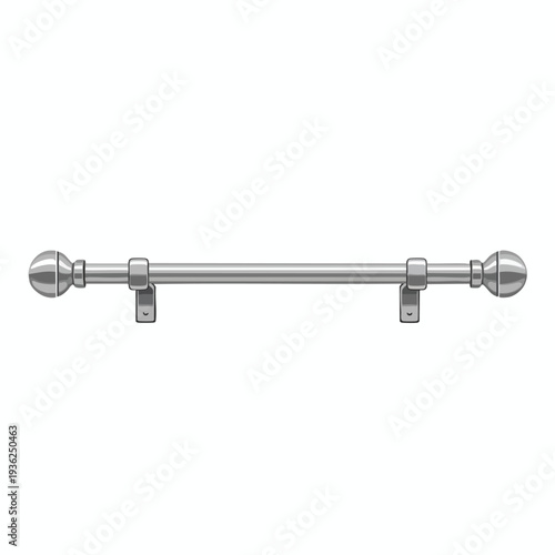 Modern Stylish Curtain Rod for Home Decor