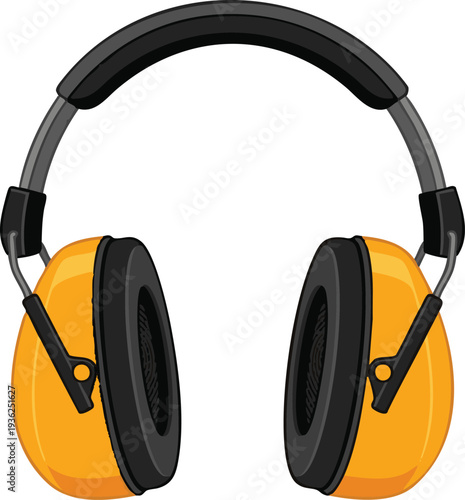 Hearing protection ear muffs for noise reduction and safety in loud environments