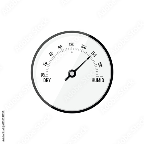Indoor Hygrometer showing Humidity Level Reading for Home Weather Monitoring