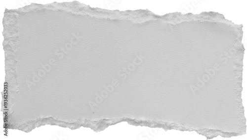 White ripped paper torn edges strips isolated on black background