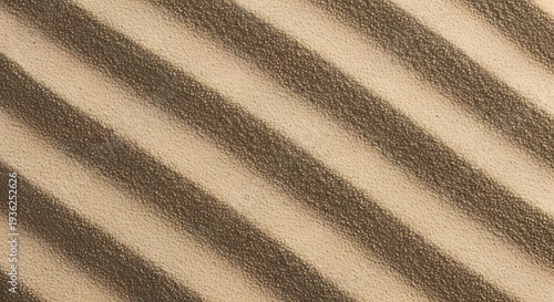 Layered sand dune wave texture inspired by natural desert landscapes featuring smooth flowing ridges and soft studio lighting forming modern minimalist beige background for graphic design and visual