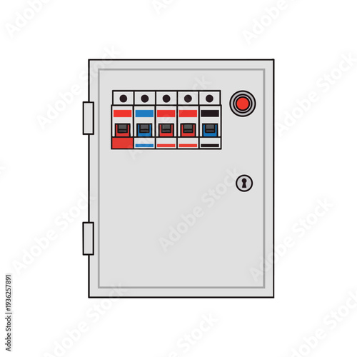 Modern Electrical Circuit Breaker Panel for Safe Power Distribution