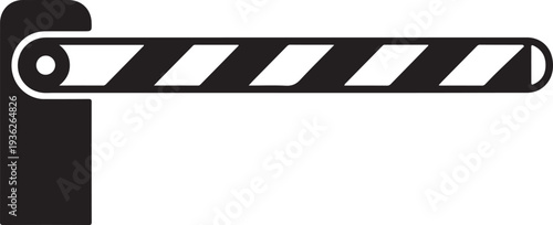 Barrier vector icon