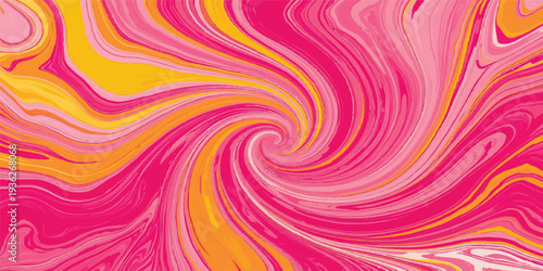 Abstract digital wallpaper featuring a colorful rainbow swirl of light and purple waves in a textured energy vortex pattern for a modern art backdrop