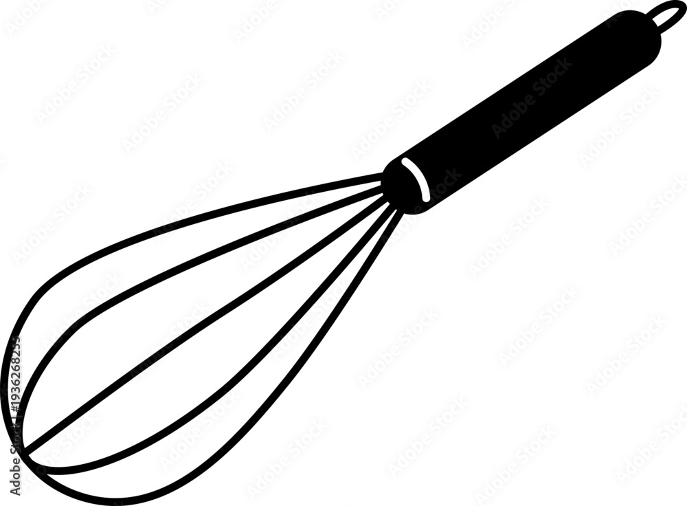 Obraz premium Stainless Steel Balloon Whisk for Baking and Mixing