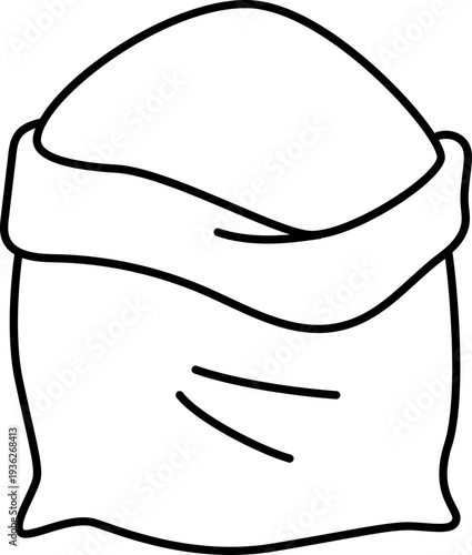 Sack of Flour for Baking and Pastry Recipes